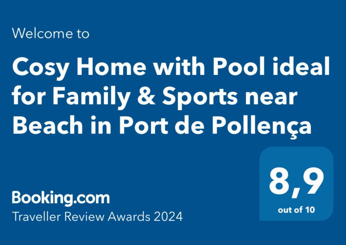Cosy Home With Pool Ideal For Family & Sports Near Beach In Port De Pollenca Exterior photo